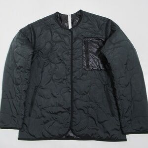Lululemon Insulated Quilted Jacket Heathered Black PrimaLoft, Stretch Glyde 4
